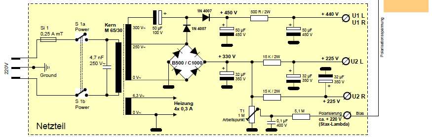 Kopfhörer Verstärker für Elektrostaten - Alimentation.jpg